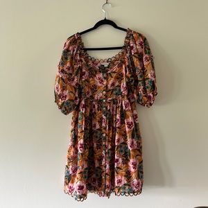 TopShop Mini Floral Dress